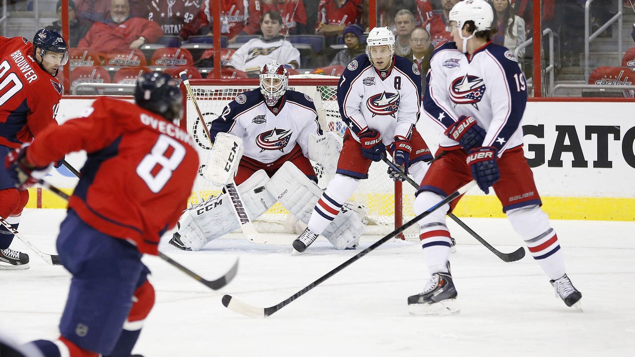 Russian compatriots Ovechkin, Bobrovsky duel again